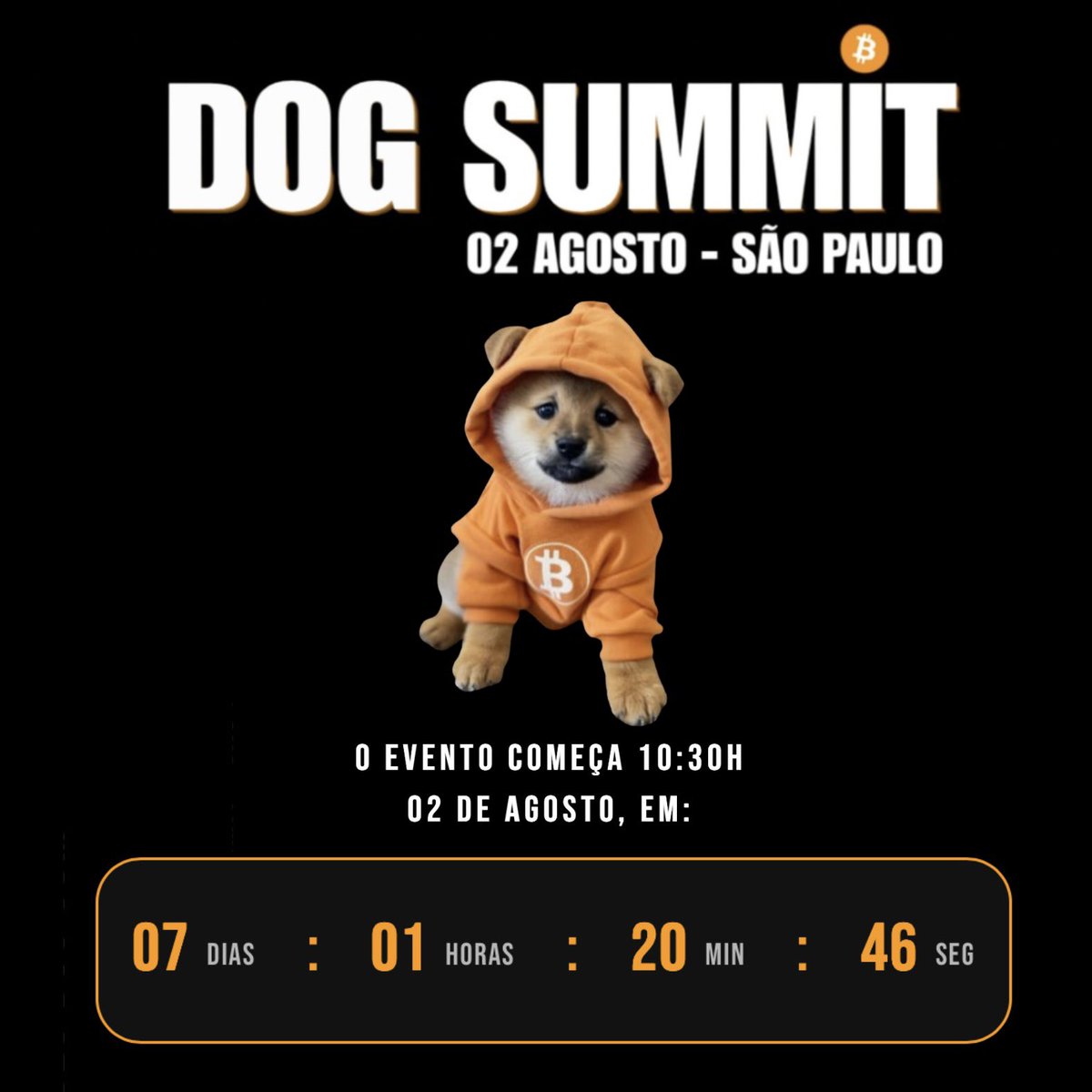bitmaxdog's tweet image. 7 days.
168 hours.
10.080 minutes.
604.800 seconds.
Are you ready $DOG ARMY?
@DogSummitBrasil will be amazing.