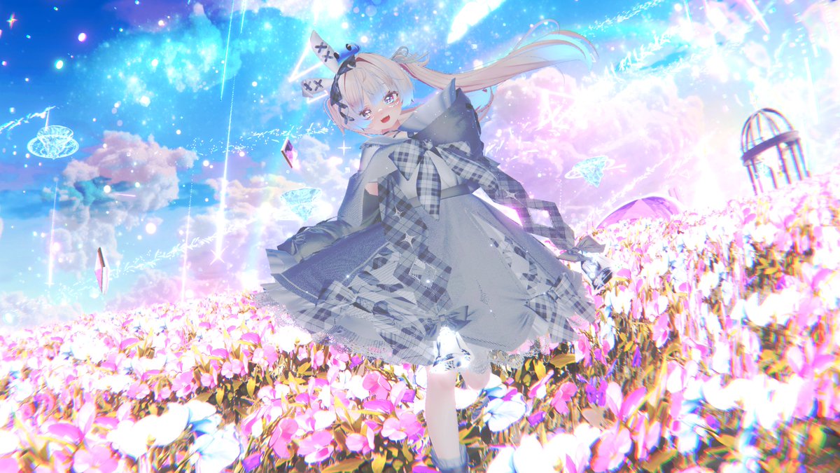 mame_vrc's tweet image. おはおはよ～🌸にっちよーび❣
#餅亭 #クエリン #Milfy3D
