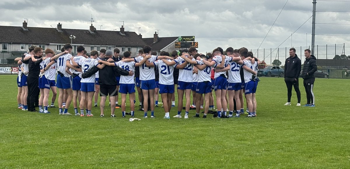 monaghangaa's tweet image. Latest from the U16 Buncrana Cup Shield Semifinal in @crossrangers where the Fulltime score is
Monaghan 1-24
Armagh 3-10
Well done lads! Final locked in👏