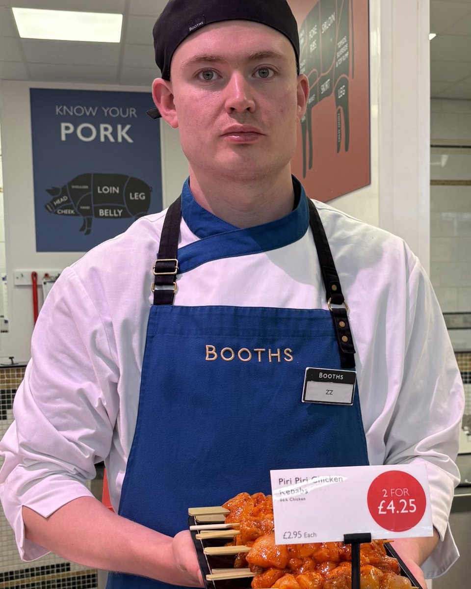 BoothsCountry's tweet image. Planning a BBQ this weekend? Zz recommends our Piri Piri chicken kebabs at Kendal! 🐔