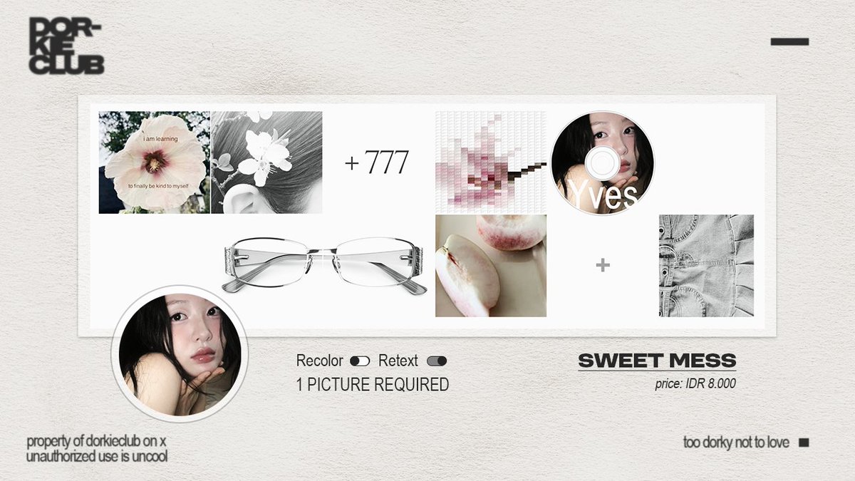 dorkieclub's tweet image. Help RT? Semua interaksi membantu! #zonauang 

Dorkies, kali ini Deka mau mengajak kalian berkenalan dengan 5 anak baru Deka yang sederhana cocok untuk kamu yang suka yang simpel tapi stand out {less is more}! 😉 Jika kurang aman bisa ketuk DM Deka ya. 📬 

#zonaba #zonajajan