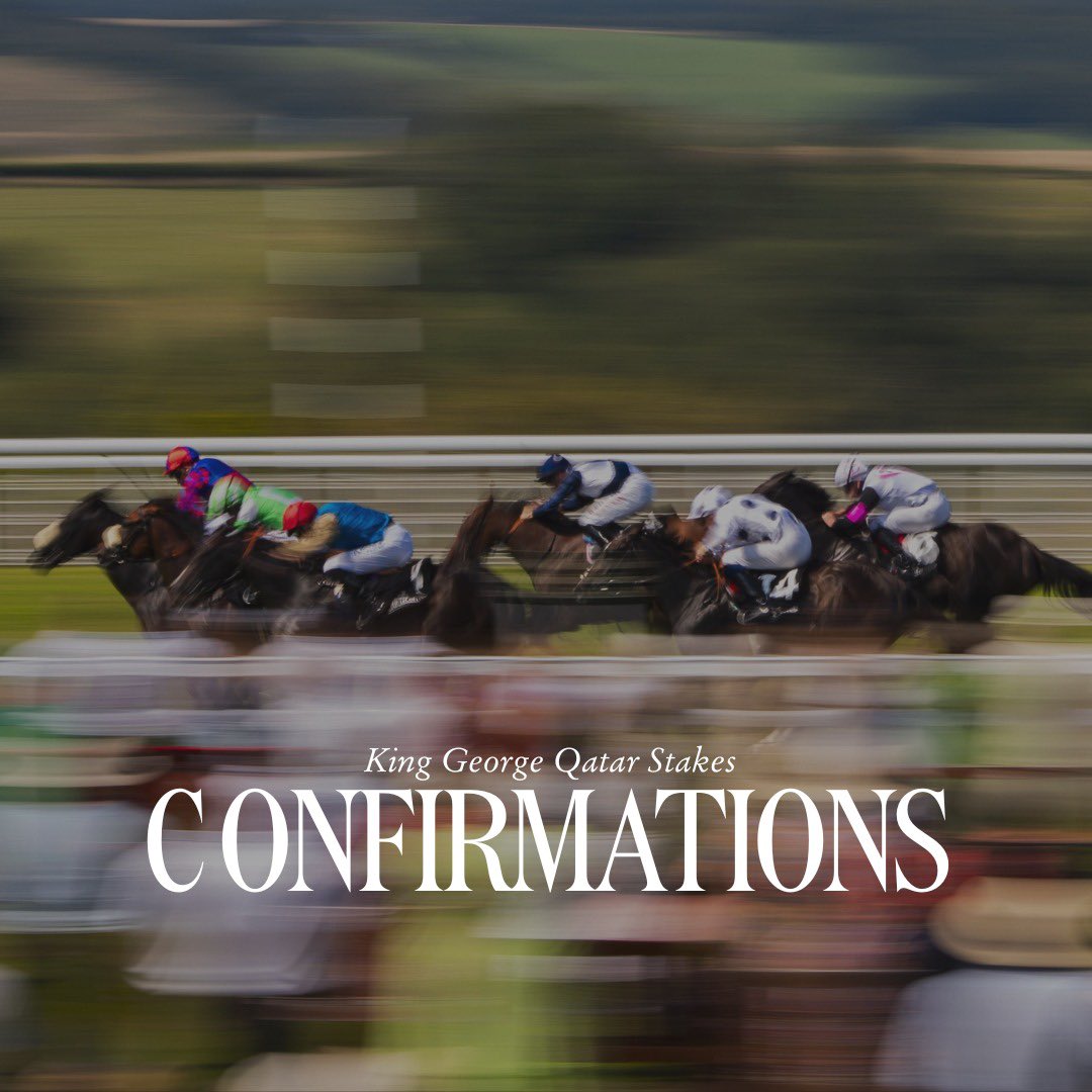 Goodwood_Races's tweet image. π₯17 confirmed for the Group 2 King George Qatar Stakes
π¦πΊ Aussie star Asfoora returns after finishing 2nd last year
π¨ Big Mojo returns after winning over course and distance as a 2-year-old last year
π Time For Sandals lines up after her Group 1 win at Royal Ascot