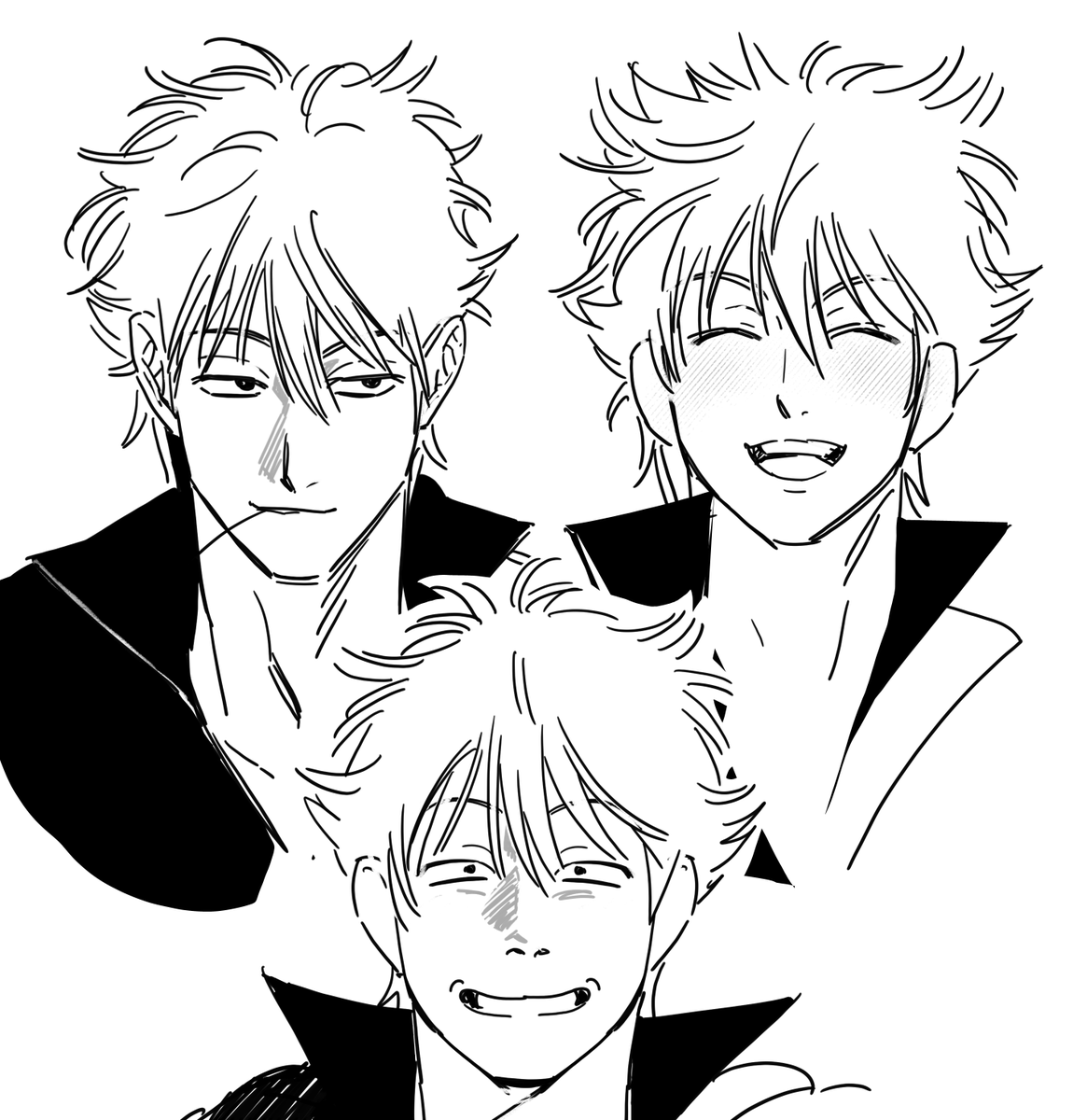 긴쨩의 웃음이 좋아

저 두번째 웃음이 공식이라는게 SEXY 
#은혼
#銀時