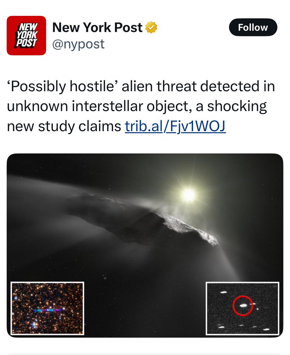 BooFreda's tweet image. It looks like they are getting ready to change the narrative to use the ALIEN CARD… “Heads Up” - don’t fall for it
DISCERNMENT IS KEY 🔑
trib.al/Fjv1WOJ