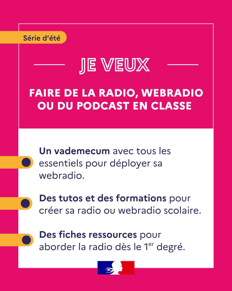 🎙 Faire de la radio pour aborder l’#EducMédiasinfo en classe ?

En menant un projet de radio, webradio ou podcast, vous aidez vos élèves à développer des compétences transversales : autonomie, initiative, oralité, écriture, culture numérique...

👉 swll.to/TbdkJk
