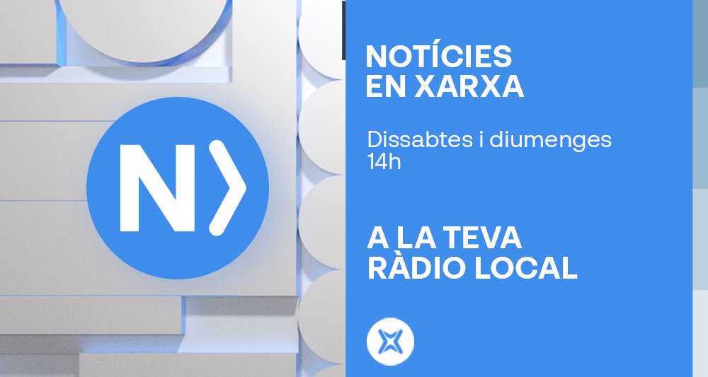NoticiesEnXarxa's tweet image. 🔴 Ara, a Notícies en Xarxa:
✔️ 2 víctimes de trànsit, en un cap de setmana d'alta mobilitat
✔️ 2 morts i 6 ferits en un l'incendi d'un club nocturn a #Bellpuig
✔️ Acord entre els sincrotrons de Catalunya i Pequín
✔️ Platges afectades per les pluges
✔️ Festivals d'estiu
A la…