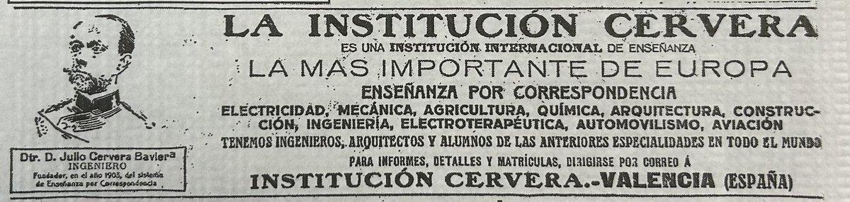 Julio Cervera desarrolló la radio once años antes que Marconi. El italiano inventó antes la telegrafía, para transmitir señales, no voz. Cervera transmitió la voz entre Jávea e Ibiza en 1902, lo que significó la conexión de dos puntos alejados cerca de 85 kilómetros.