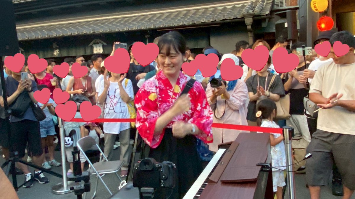 #川越百万灯夏まつり に参加🌻🎹✨
｢ヤングマン｣を弾いてきました！
実は、途中で盆踊りのあの曲たちも‥笑
盛り上がって嬉しかったです！
現地の応援、そしてSNSの応援
本当にありがとうございました♥️

さっそくshort更新です✨
#蔵まちピアノ <a href="/hito_machi_pf/">人まちピアノ</a>
#昭和歌謡

youtube.com/shorts/QHSOCo4…