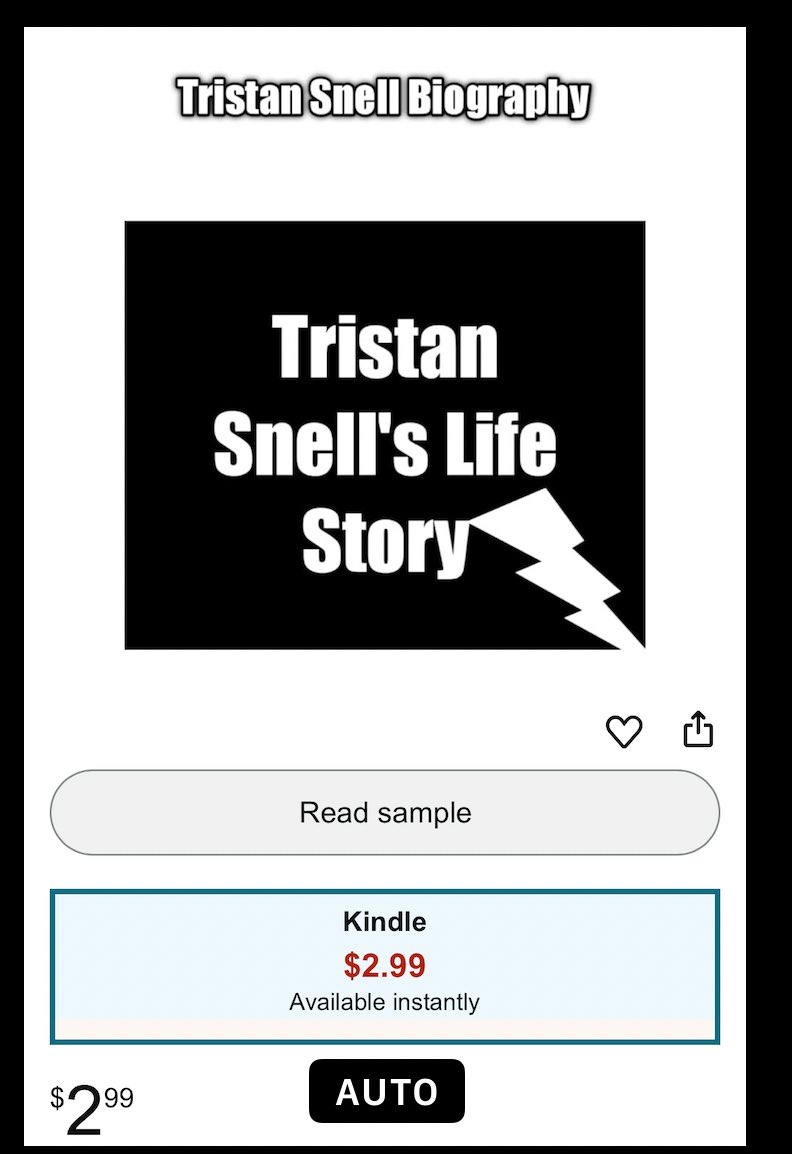 Never listen to a guy who sells his life story for $2.99