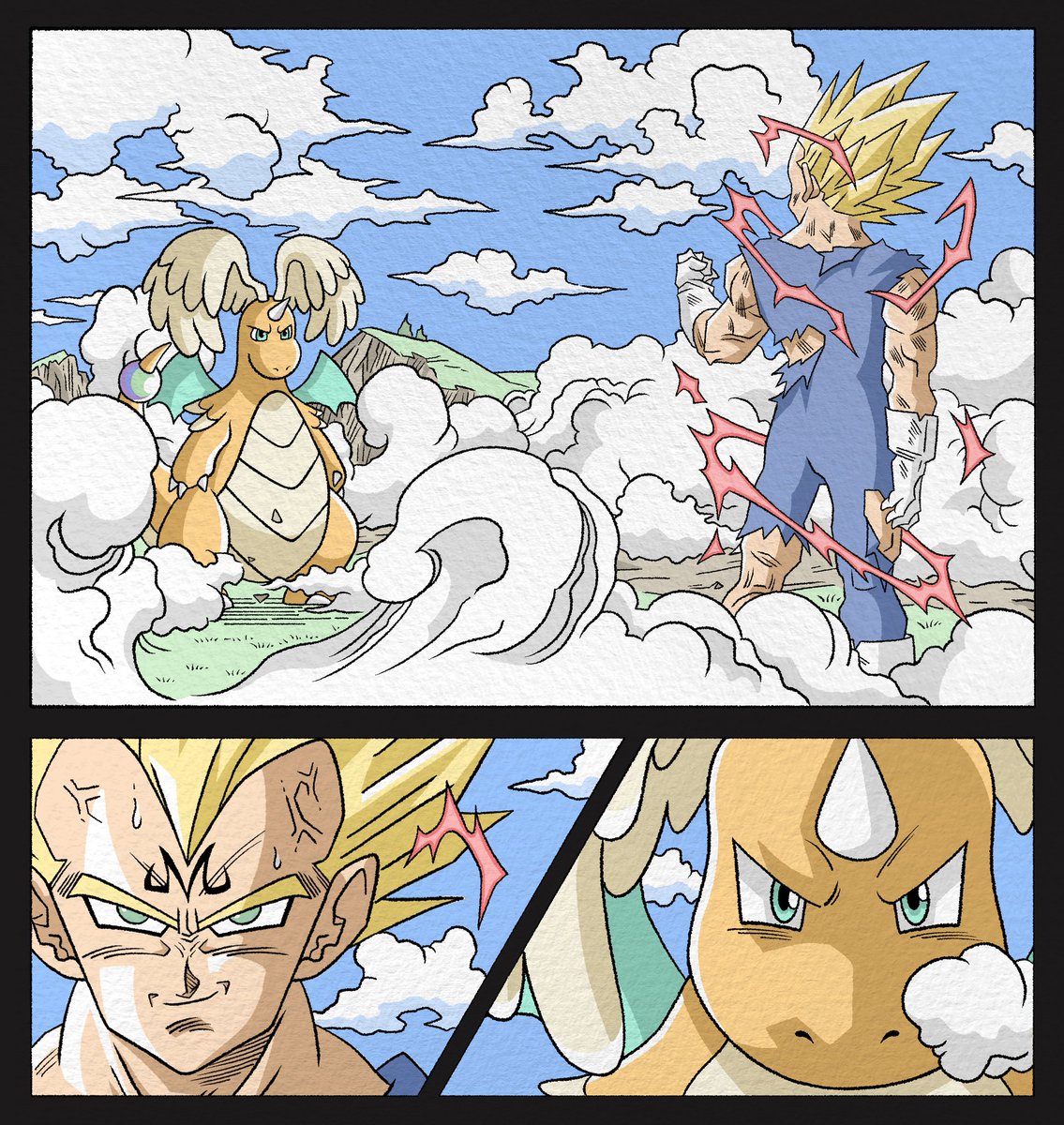 WeSatInTheCar's tweet image. Mega vs Majin
