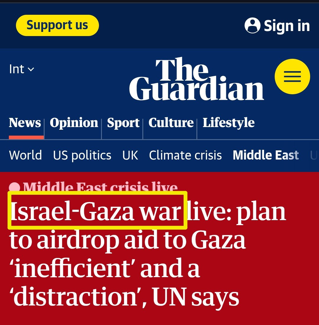 barua_ashish's tweet image. According to The Guardian, there’s a “war” between Israel and Gaza, as if it’s some kind of equal conflict and occupation and genocide. There’s a limit to how far you can twist facts and lie to shield an occupier. Day after day, it feels like there’s a race in the Western media…