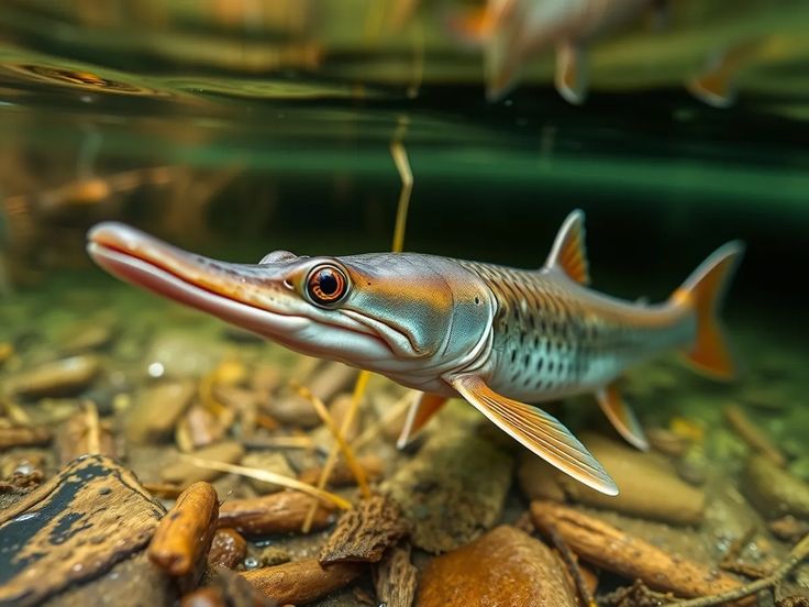 BlackbirdPagan's tweet photo. #LongnoseGar
#NativeFish
#NativeAmericanAnimalWeek https://t.co/fOzYBi16PP