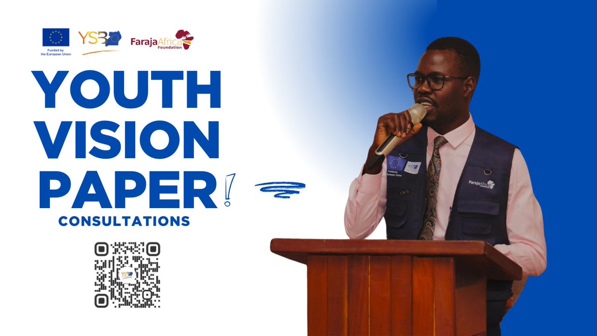 DjembaMicheal's tweet image. Hello Friends,
Join us in shaping the next chapter of @EUinUG development cooperation in Uganda centered on the real priorities, voices, and aspirations of young people.
As the @EU_YSBUg , we have launched a nationwide consultation to capture the voices, aspirations, and lived…