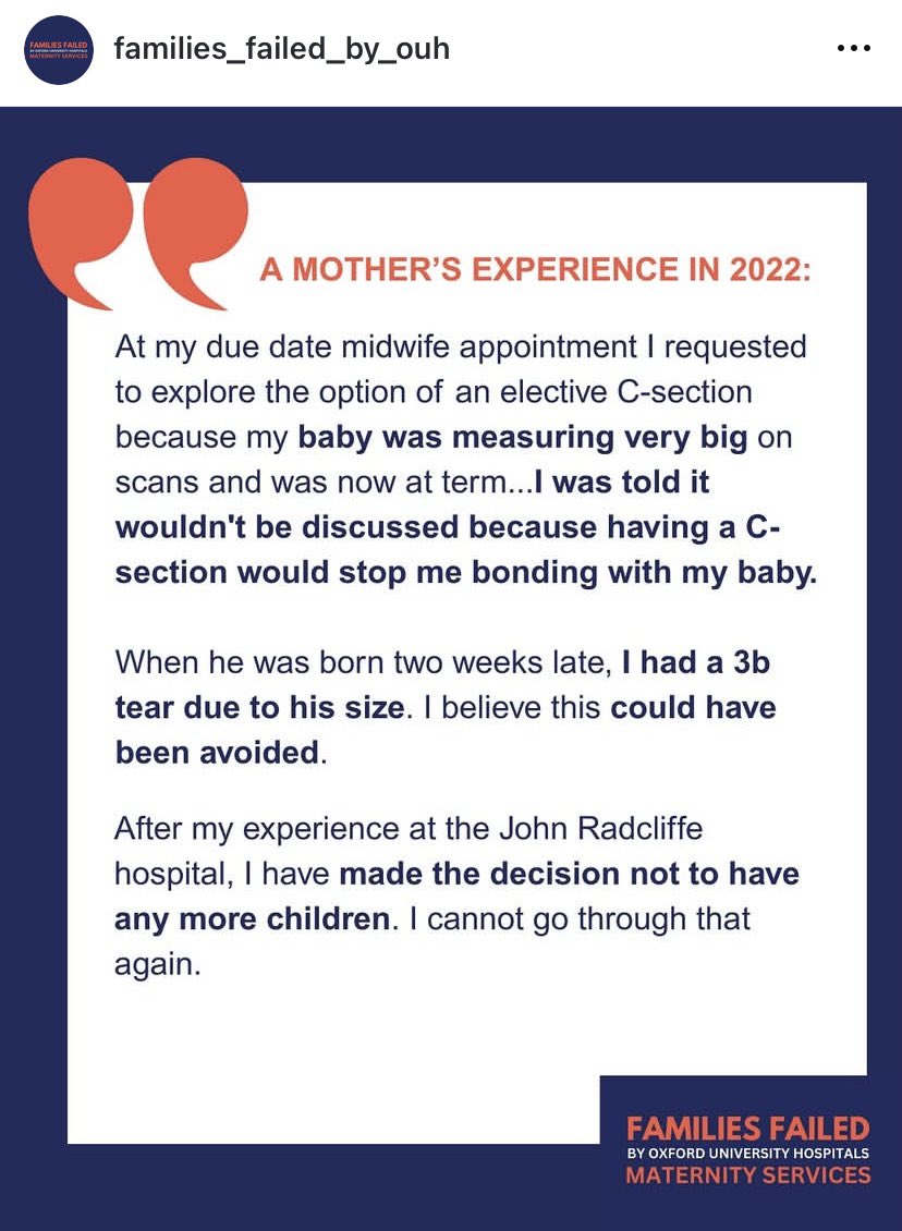 RMatthewsPsych's tweet image. If @wesstreeting @Keir_Starmer want higher fertility rates & trust in vaccinations, they need to look at the impact of #maternity services nationally- horrific care at #OxfordUniversityHospitals stopping families from having more children & destroying trust in #healthcare.