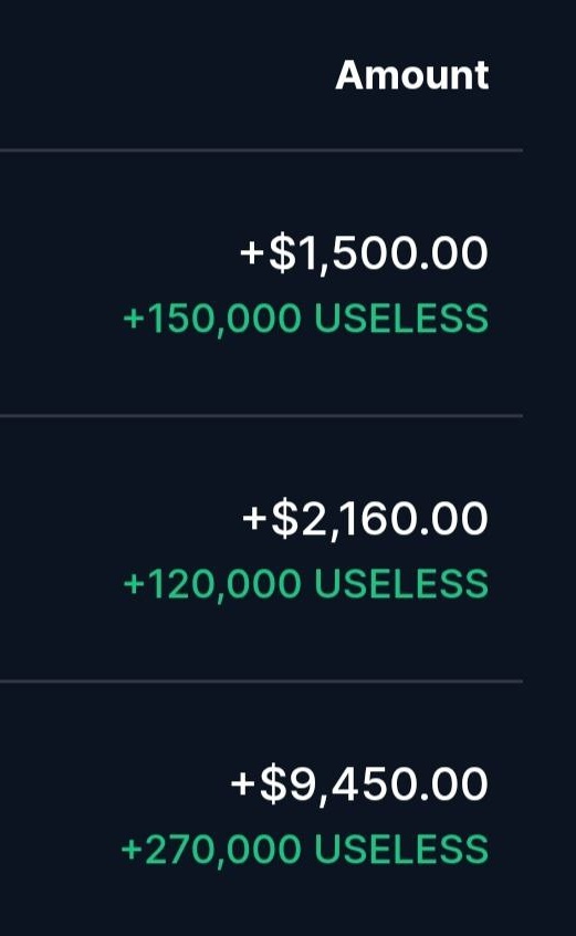 CryptoBeast_7's tweet image. 🚨 MADE IT. 6-FIGURE GAINS FROM $USELESS 🚨
- Today $USELESS Coin hit a $400M market cap — and I’m proud to say: I was in early. I held. I believed.
Now I sit on a $211K position from just $13K invested.
- All this… Because one man changed the game for me: @theunipcs — the…
