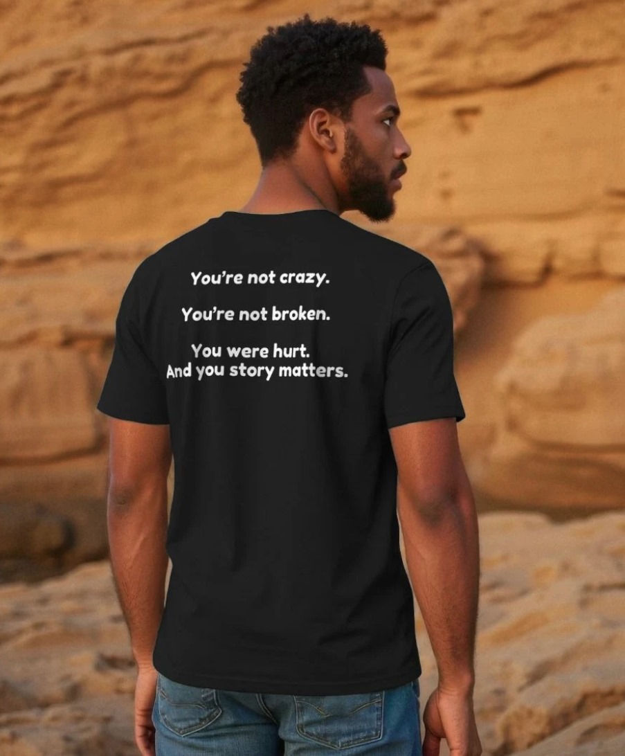 strongmenjw's tweet image. These aren't just shirts, they are messages.
For the men who weren’t believed.
For the ones who stayed silent.
For the ones still fighting.
Wear it to be seen.
Support the movement: strong-men.teemill.com