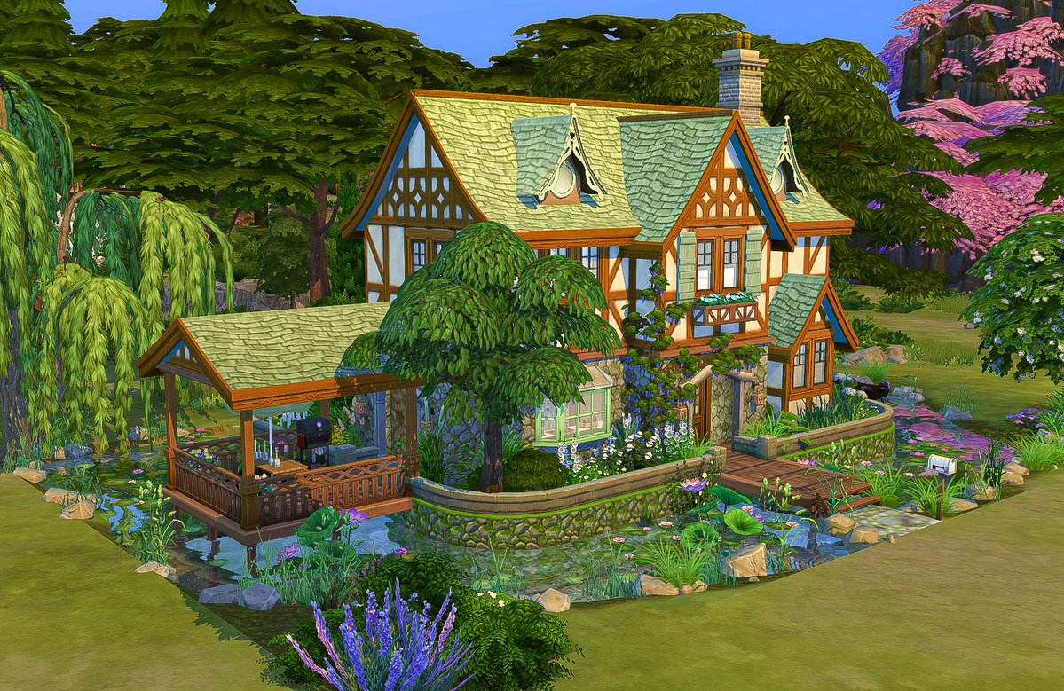 asimialex's tweet image. These are the floor plans for my latest build "Tudor By The Pond"
#TheSims #TheSims4 #ShowUsYourBuilds @TheSimmersSquad