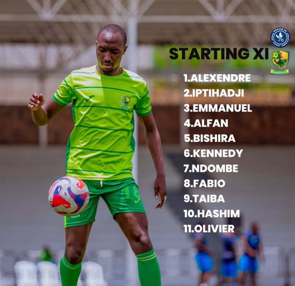 willarabbin's tweet image. 🚨🇷🇼 MATCHDAY FRIENDLY ⚽🚨
@Marinefc__ 🆚 @Policefc_Rwanda
📍 Umuganda Stadium
🕞 Kickoff: 3:30 PM
🔥 Here’s how the host team, Marines FC, lines up for today’s clash.
@isangostar #IsangoSports