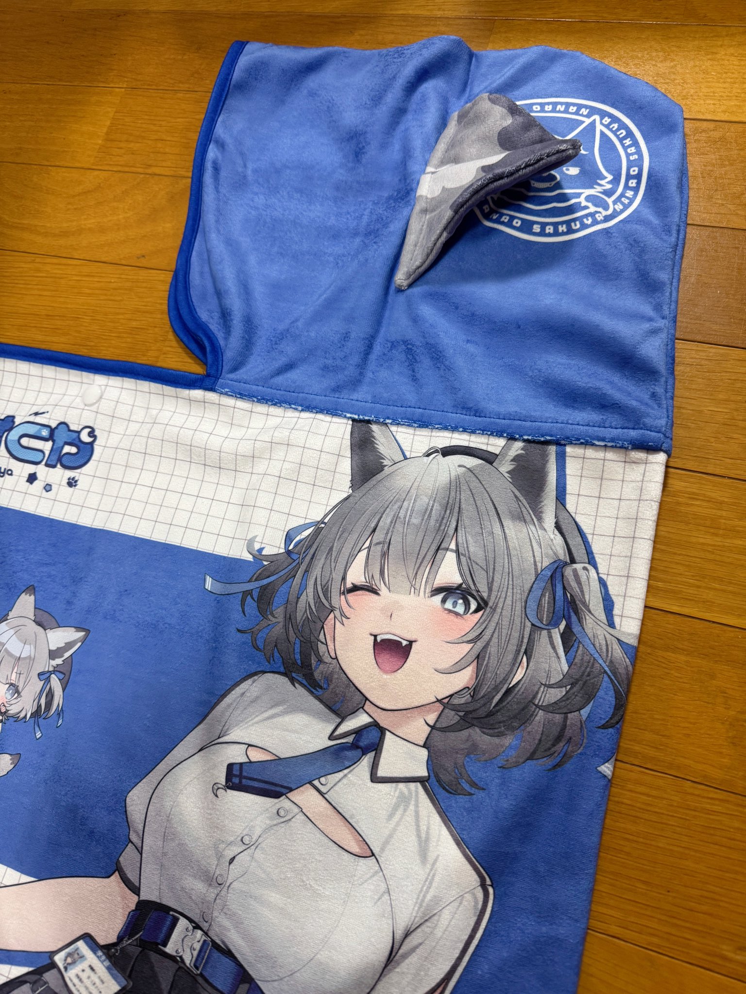 さっちゃん様5点おまとめ_BIGキャラタオル【シークレット】 七狼さくや🐺💙新人VTuber on X: 