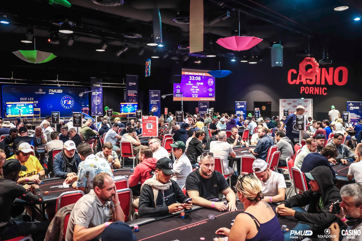 PMU Poker 🔞 (@pmu_poker) on Twitter photo 🚣♂️ Coup d'envoi du Day 2 du Main Event FPO 600€ au <a href="/casinopornic/">Casino de Pornic</a> pour les 84 joueurs restants !
55 joueurs auront la chance d'être ITM pour un mincash de 1 530€ 💸
👉 Suivez le coverage du Day 2 : bit.ly/4maYuIS 🚣♂️ Coup d'envoi du Day 2 du Main Event FPO 600€ au <a href="/casinopornic/">Casino de Pornic</a> pour les 84 joueurs restants !
55 joueurs auront la chance d'être ITM pour un mincash de 1 530€ 💸
👉 Suivez le coverage du Day 2 : bit.ly/4maYuIS