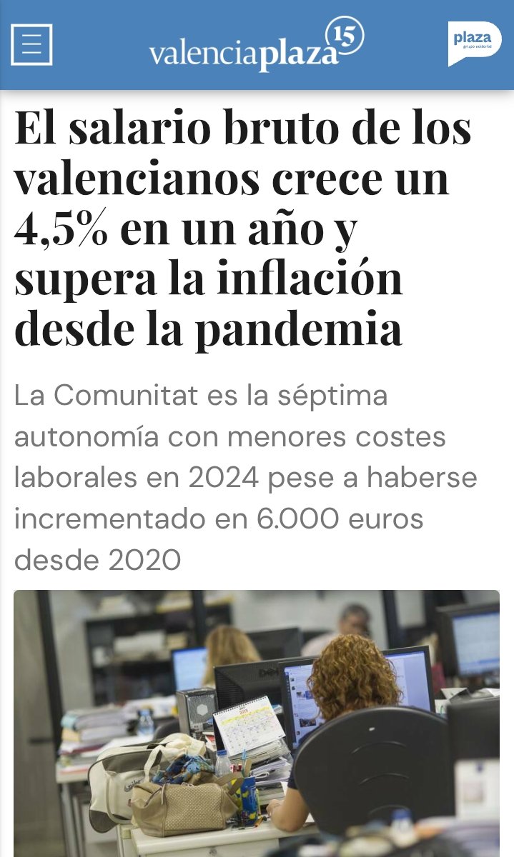 CCOO País Valencià (@ccoopv) on Twitter photo 💬 <a href="/rocio___pascual/">Rocío Pascual</a> pone en valor los 📈 del SMI y el V Acuerdo para el Empleo y la Negociación Colectiva que establece ⬆️ del 4% en 2023, 3% en 2024 y del 3% para 2025. "El escudo social en el Covid y los ERTE han evitado la destrucción de empleo".
⛓️💥 acortar.link/3HEebA 💬 <a href="/rocio___pascual/">Rocío Pascual</a> pone en valor los 📈 del SMI y el V Acuerdo para el Empleo y la Negociación Colectiva que establece ⬆️ del 4% en 2023, 3% en 2024 y del 3% para 2025. "El escudo social en el Covid y los ERTE han evitado la destrucción de empleo".
⛓️💥 acortar.link/3HEebA