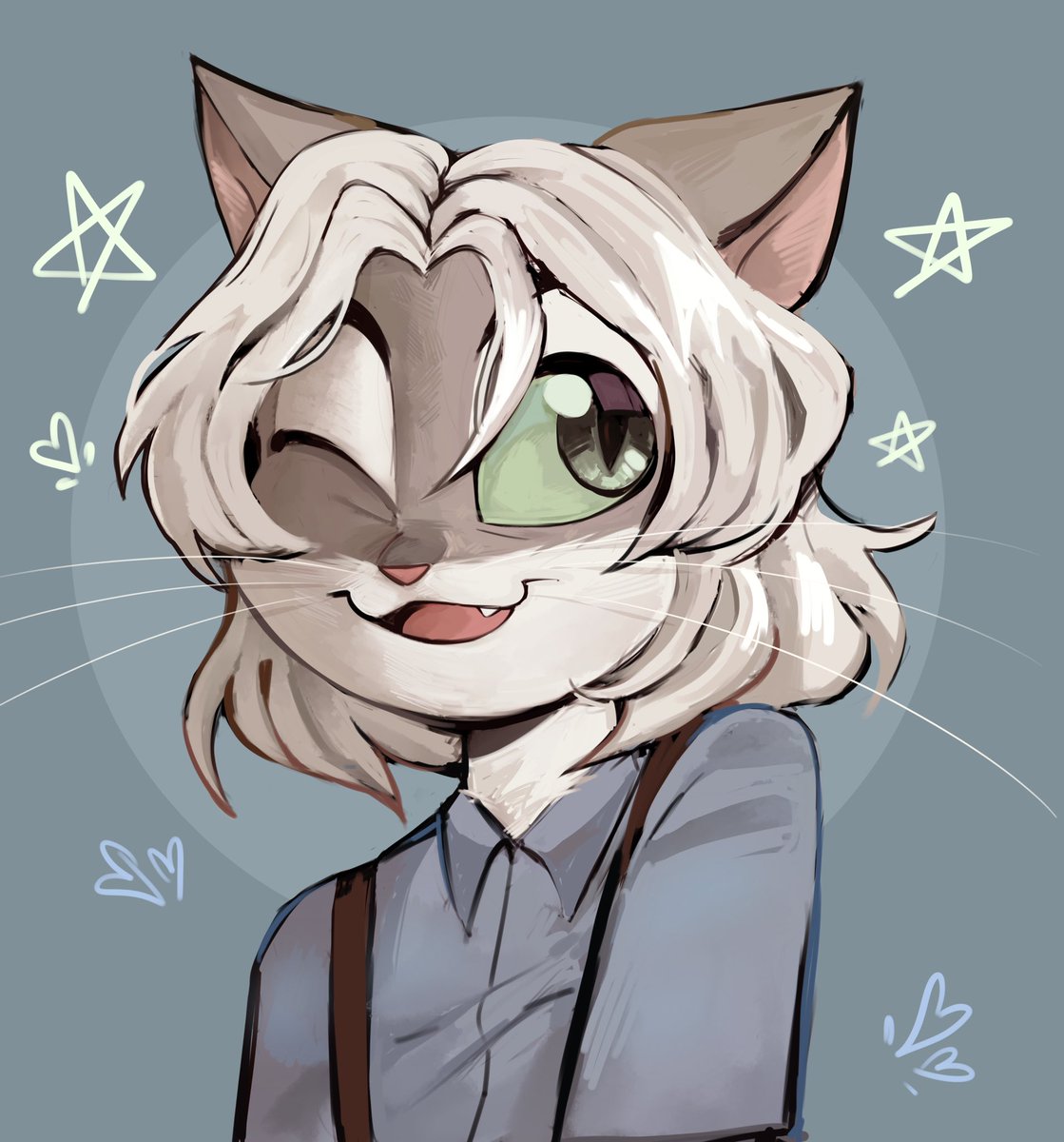 Commission i did for the lovely @LittleViolet20 🫶💕 thank you so much

#Lackadaisy #lackadaisyOC