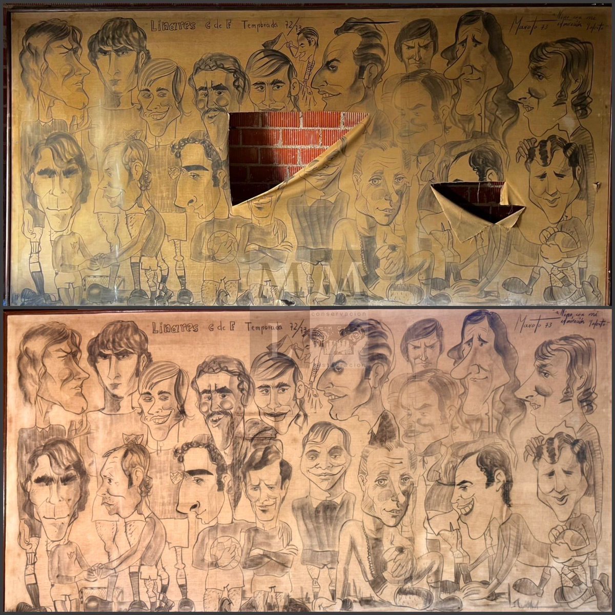 Linares Deportivo πβ (@linares_dptvo) on Twitter photo El πππππ π ππ ππππππΜπ de la primera pieza de nuestro futuro museo. πΌοΈ
β‘οΈ Se trata de una caricatura hecha a carboncillo de la plantilla que ascendiΓ³ por primera vez en nuestra historia a Segunda DivisiΓ³n en la temporada 72/73.
β‘οΈ Ha pasado por un proceso de El πππππ π ππ ππππππΜπ de la primera pieza de nuestro futuro museo. πΌοΈ
β‘οΈ Se trata de una caricatura hecha a carboncillo de la plantilla que ascendiΓ³ por primera vez en nuestra historia a Segunda DivisiΓ³n en la temporada 72/73.
β‘οΈ Ha pasado por un proceso de