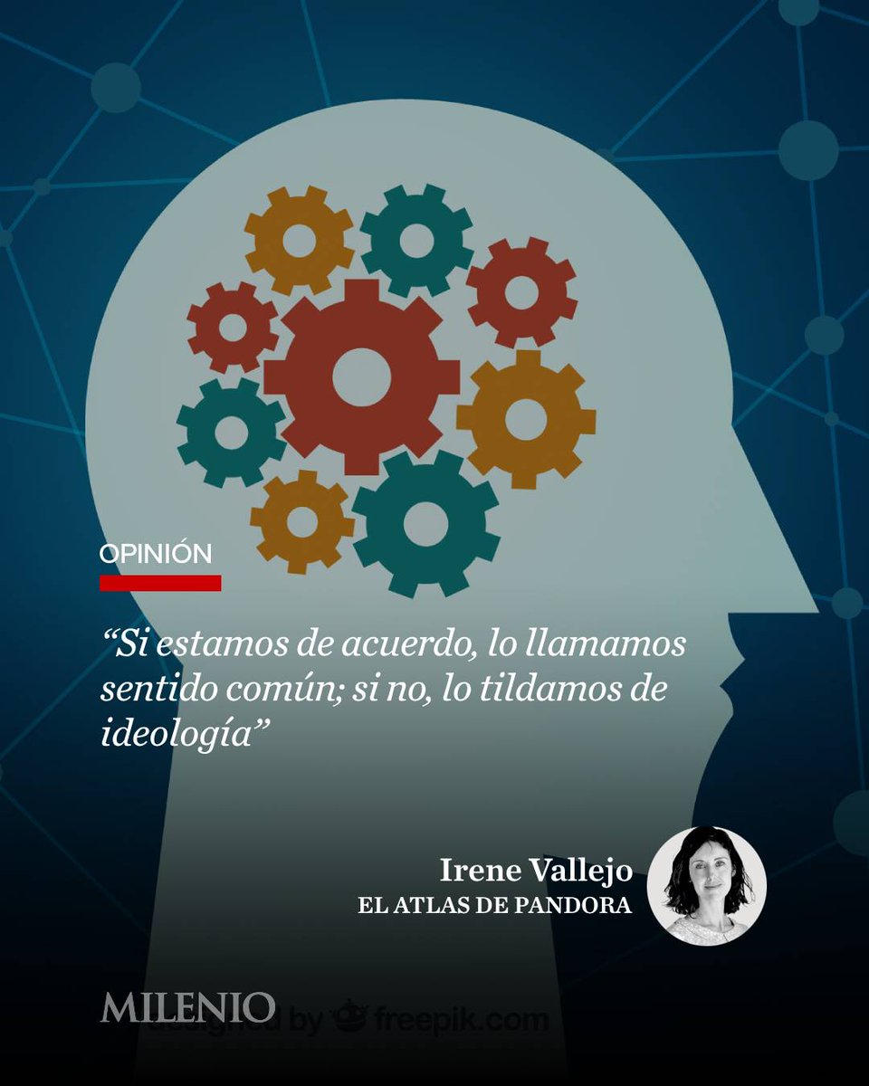 Milenio's tweet photo. #ElAtlasdePandora | “Acusar de ignorante a un individuo, una cultura o un periodo histórico es síntoma de arrogancia, ya que siempre hay demasiado por saber”
🖋️Lee la #opinión de @irenevalmore https://t.co/N9kSZapykV https://t.co/nz2yLQkpf8
