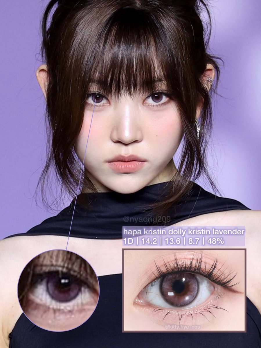 nyaong209's tweet image. ✨250726 영서 렌즈 정보
👀hapa kristin dolly kristin lavender
돌리미쳤따..