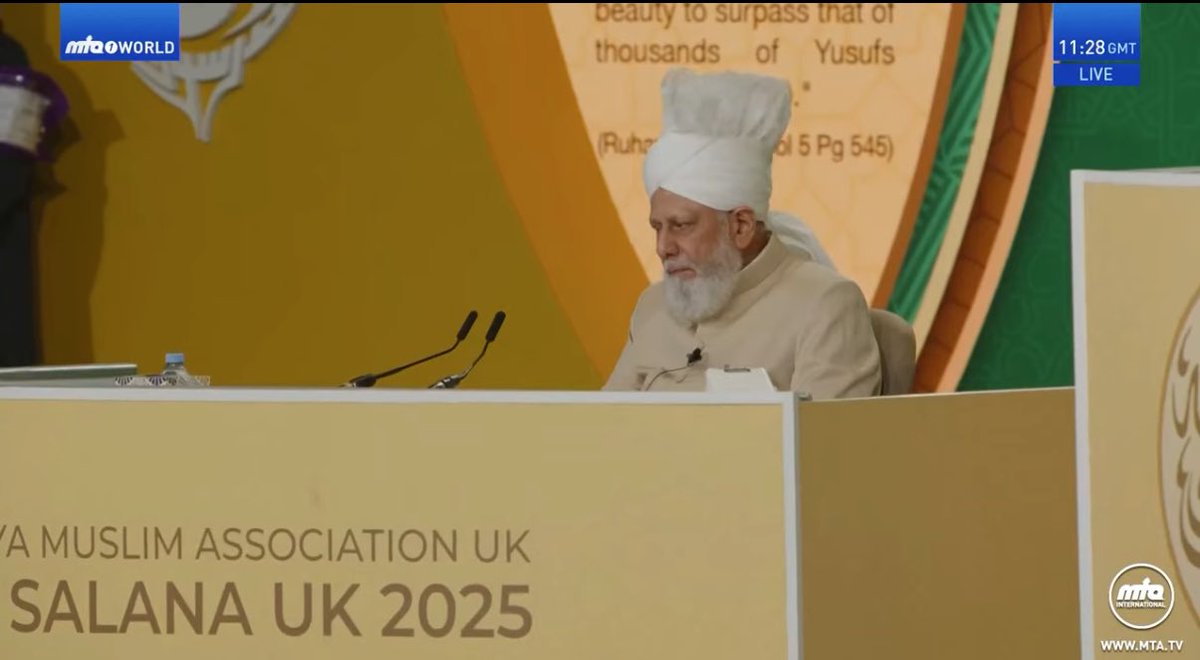 Hazoor’s words today were a powerful reminder of the true status, dignity, and purpose of women in Islam. A message of empowerment rooted in faith and humility. May we reflect, reform, and rise to the standard expected of us. Ameen.
#JalsaUK