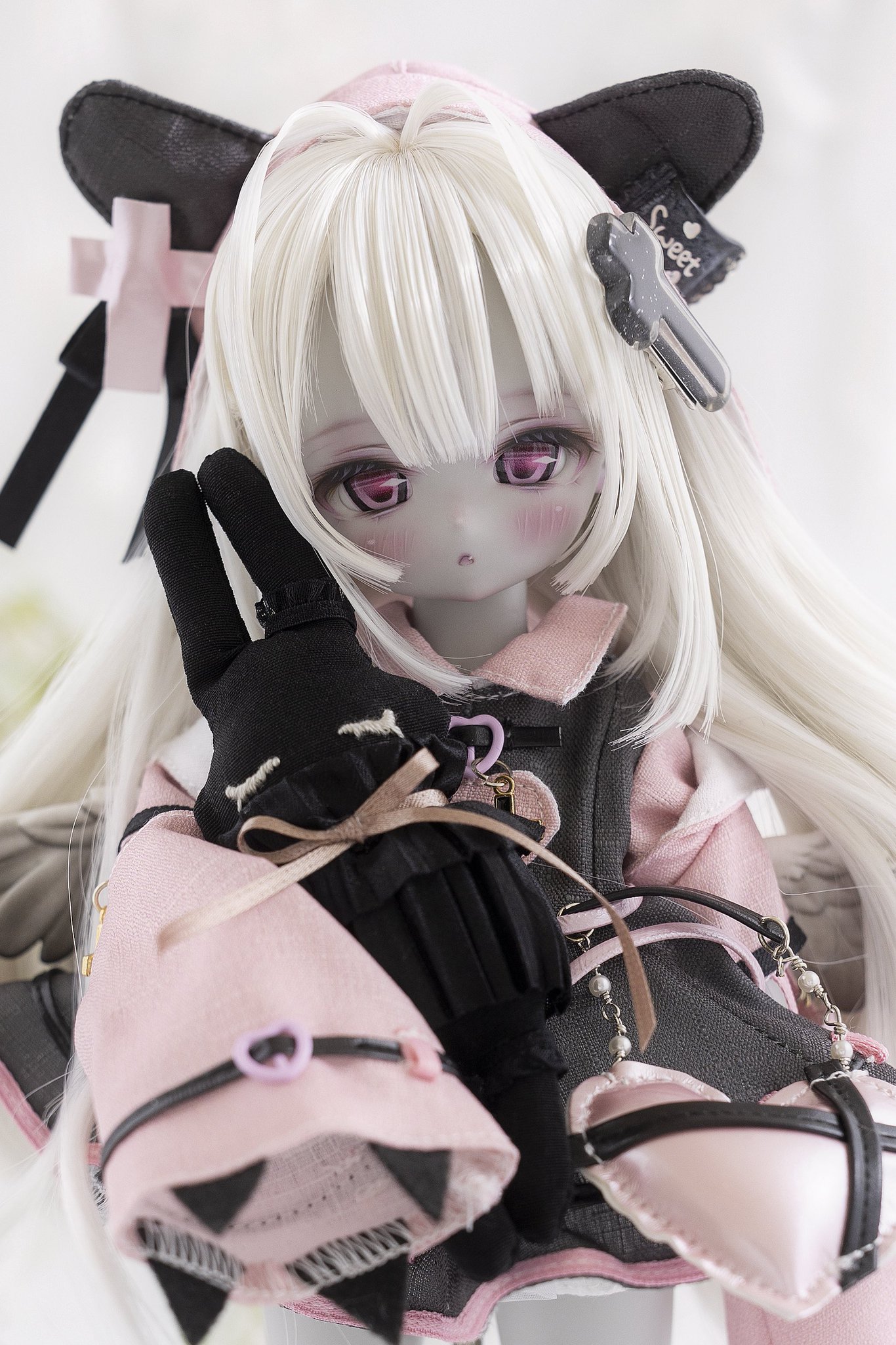シーグラスアート　♡フルーツの妖精♡　いちごフェアリーver. シーグラスアート ガラスアート 苺 パフェ スウィーツ フルーツ