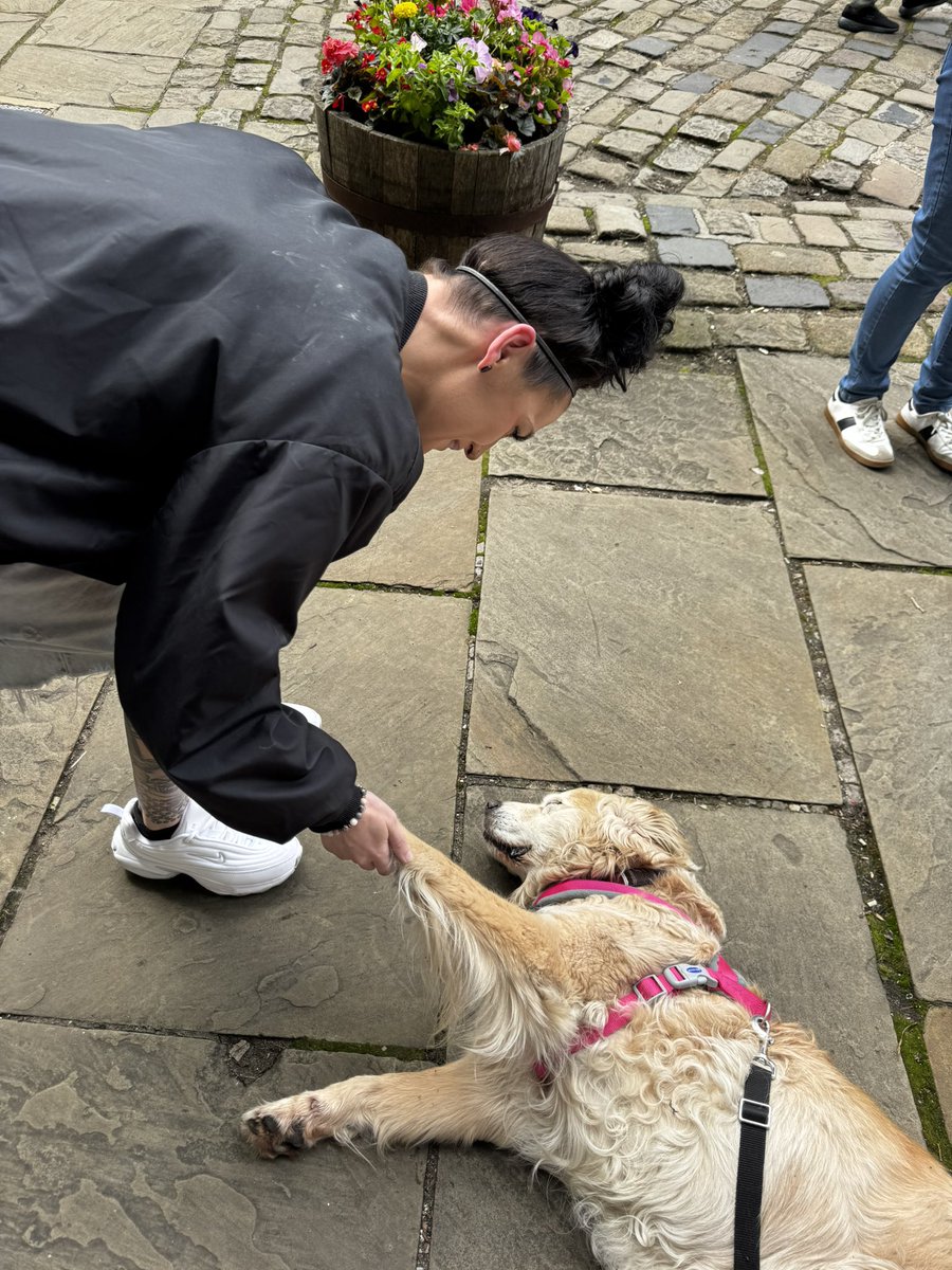 Kazza_belle's tweet image. A lush morning in Hebden Bridge handing out 200 stories of pride merch at Happy Valley Pride! We've loved seeing all the pooches and now run out of everything so off to check out the stands at the park! @northernassist