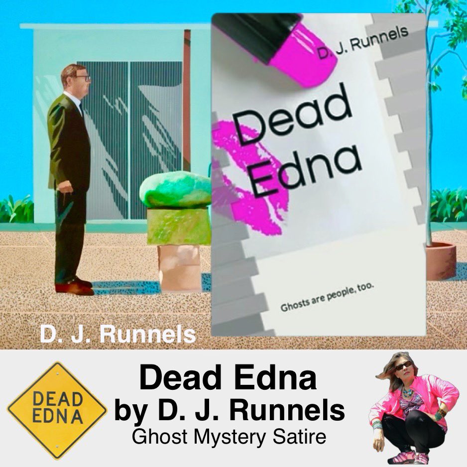 d_j_runnels's tweet image. “…wonderfully wild and inventive.” ⭐️⭐️⭐️⭐️⭐️
Dead Edna by D. J. Runnels made the Amazon top 150 in humor.
💀 Ghost mystery satire. Amazon.com/dp/B0C63RZM9V