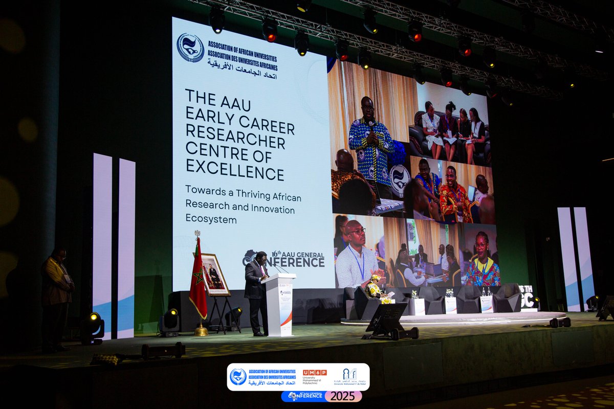 AAU_67's tweet image. Prof. Olusola Oyewole, Secretary-General of the AAU, launched the AAU Early Career Researchers Centre of Excellence. "For so many years, we have neglected our early career researchers. This Centre will empower them to generate impactful, world-class knowledge rooted in Africa’s…