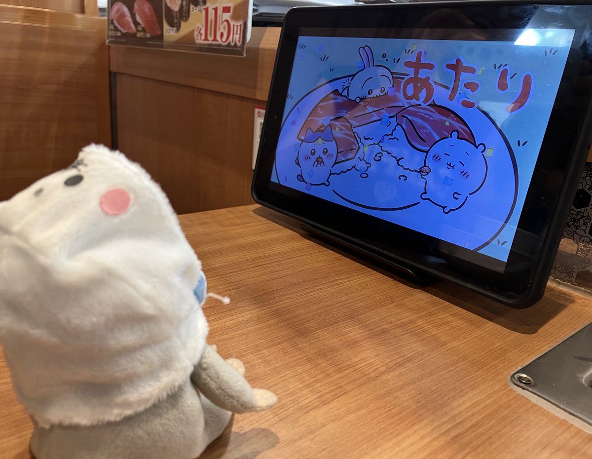 namuru_rururu's tweet image. なむるだよ!くらずしで、たくさんちいかわちゃんせっしゅしてきたよ✨🐈✨🦥✨🍣✨
あしたからまた、いろいろがんばる💨
#もちなまけ #なまけもの
#くら寿司ちいかわコラボ