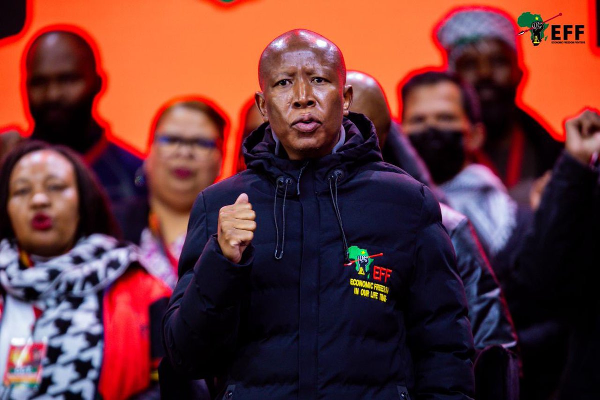 ♦️In Pictures♦️

The President and Commander in Chief <a href="/Julius_S_Malema/">Julius Sello Malema</a> singing Nkosi Sikelel’ iAfrika at the #EFFTurns12 Rally.

Nkosi Sikelel’ Afrika ngumthandazo in the EFF!