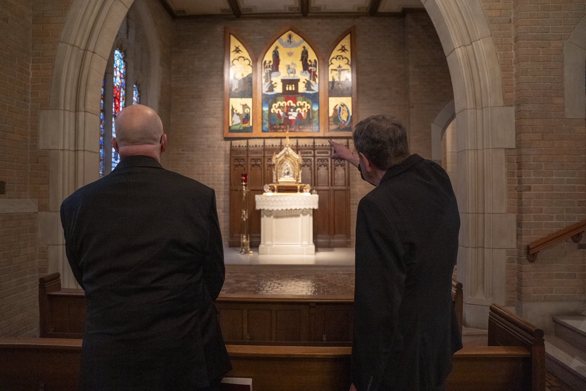 Today my predecessor, Archbishop Emeritus Vigneron, celebrates 50 years of priestly ministry—a profound gift to our local Church. May the Lord, who called and sustained him in ministry, bless him abundantly for his generous “yes.”