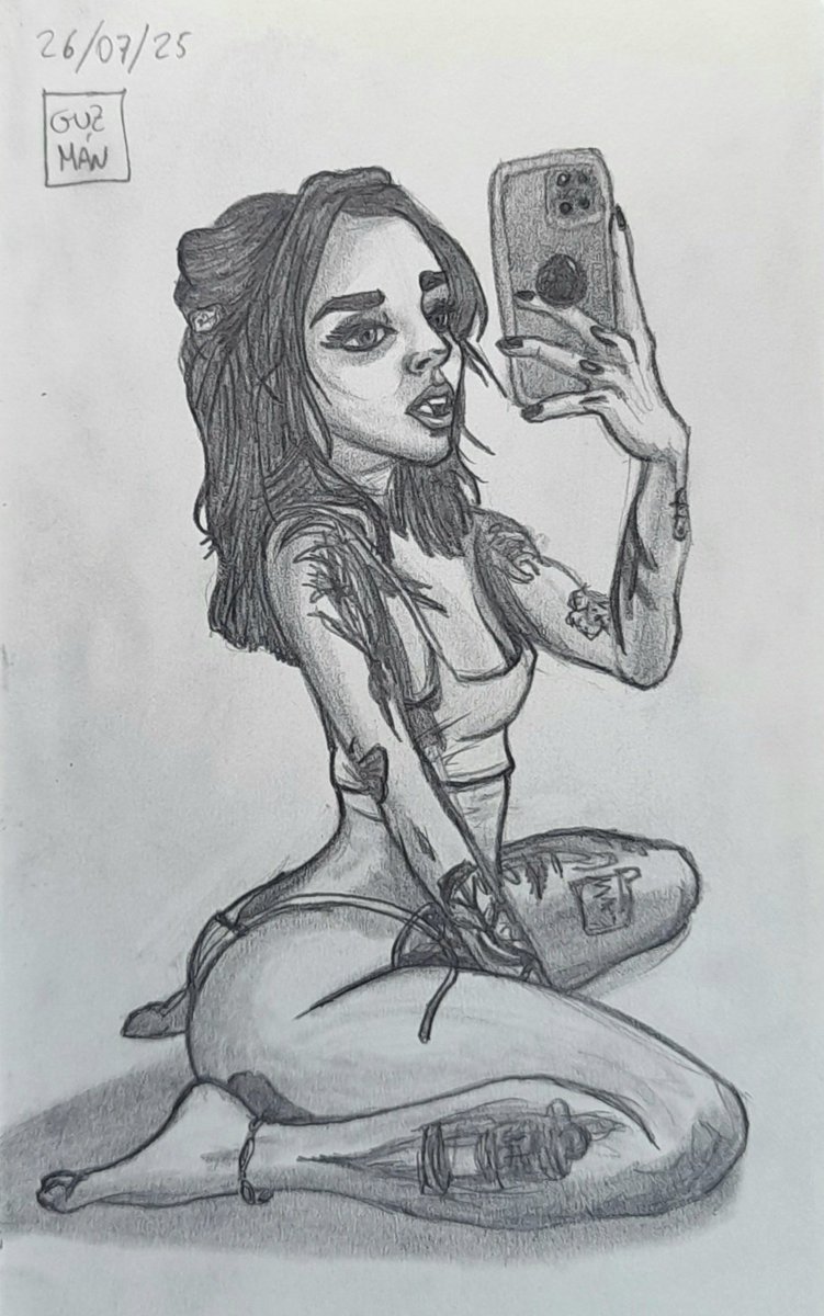 Hoy he querido dibujar una modelo. 

Reto propuesto por el carnal EPUL, en base a la referencia de la modelo oen IG <a href="/blinkksg/">blink</a>

Visto en Facebook del ilustrador @renecordovart

#caricaturas #reto #boceto #grafito #sketching #retrato 
#draw #dibujo  #lápices #challenge #modelo