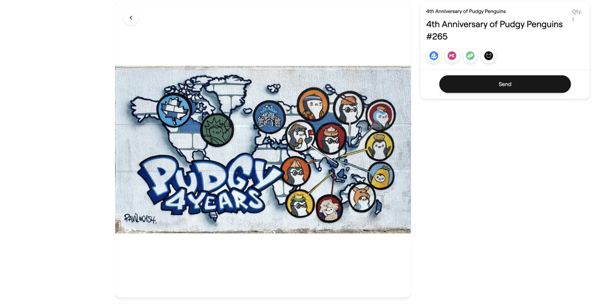 Pudgysaur (@isbf97) on Twitter photo ππππππ
Pavil is THE goat of Pudgy street art + a incredible nice dude.
Happy to have met you and seeing your talents!! π«Ά
Thank you for this artwork, showcasing how big we are.
Big love to all communities. πͺ
I guess I can say this behalf of everyone of <a href="/PudgyEurope/">Pudgy Penguins Europe π§</a> π§π«Ά ππππππ
Pavil is THE goat of Pudgy street art + a incredible nice dude.
Happy to have met you and seeing your talents!! π«Ά
Thank you for this artwork, showcasing how big we are.
Big love to all communities. πͺ
I guess I can say this behalf of everyone of <a href="/PudgyEurope/">Pudgy Penguins Europe π§</a> π§π«Ά