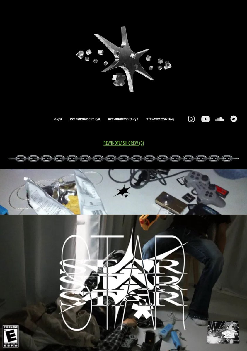 RewindFlashオフィシャルサイトが開設しました*

シーンの垣根を超え、
想像を超えた新しいクリエイティブを追求する

rewindflash.tokyo