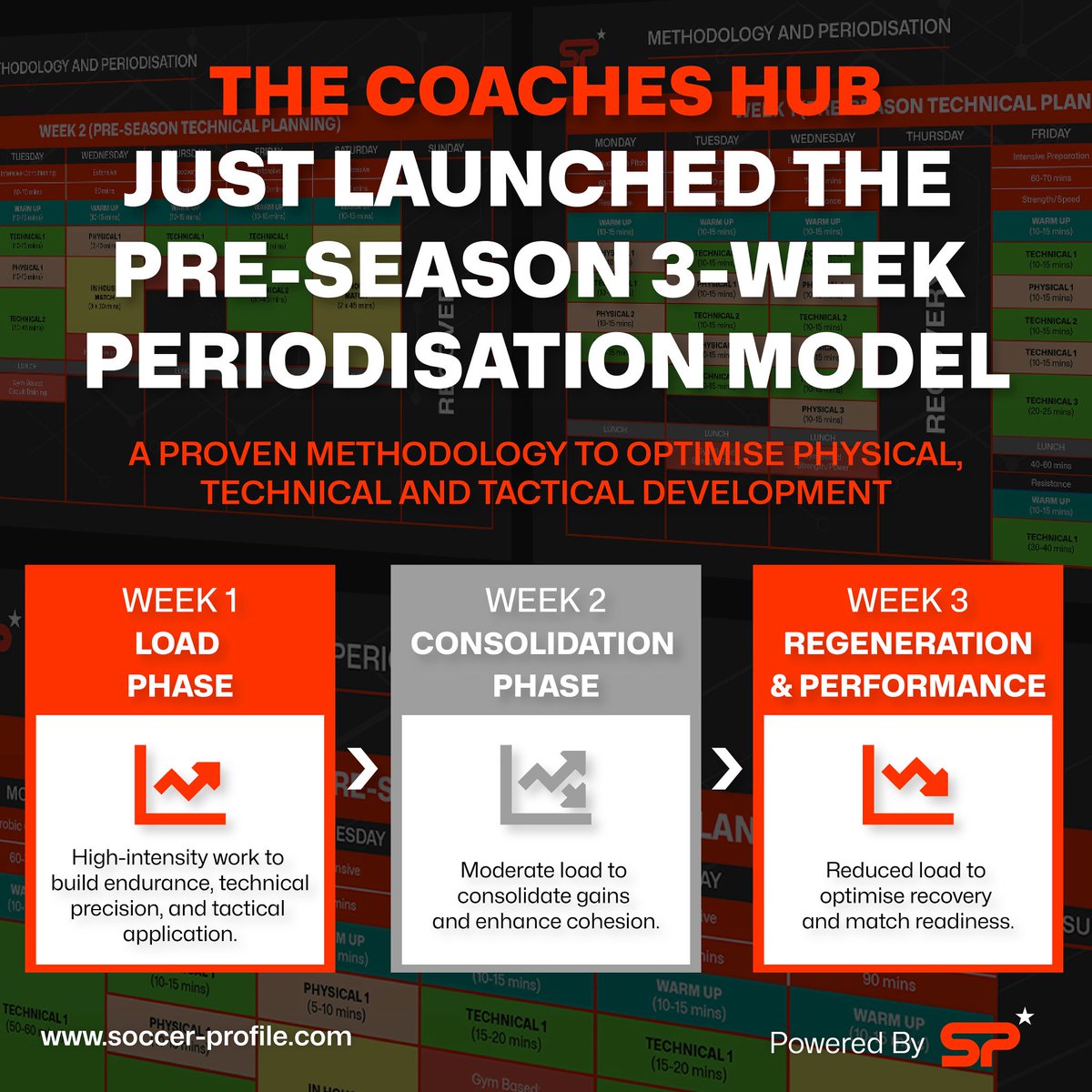 MySoccerProfile's tweet image. ⚽ Preseason Periodization: Preparing Players for Peak Performance

Preseason isn’t just about fitness – it’s about progressively building physical capacity while managing load to ensure players are primed for the season opener.

The Coaches Hub provides periodized training…