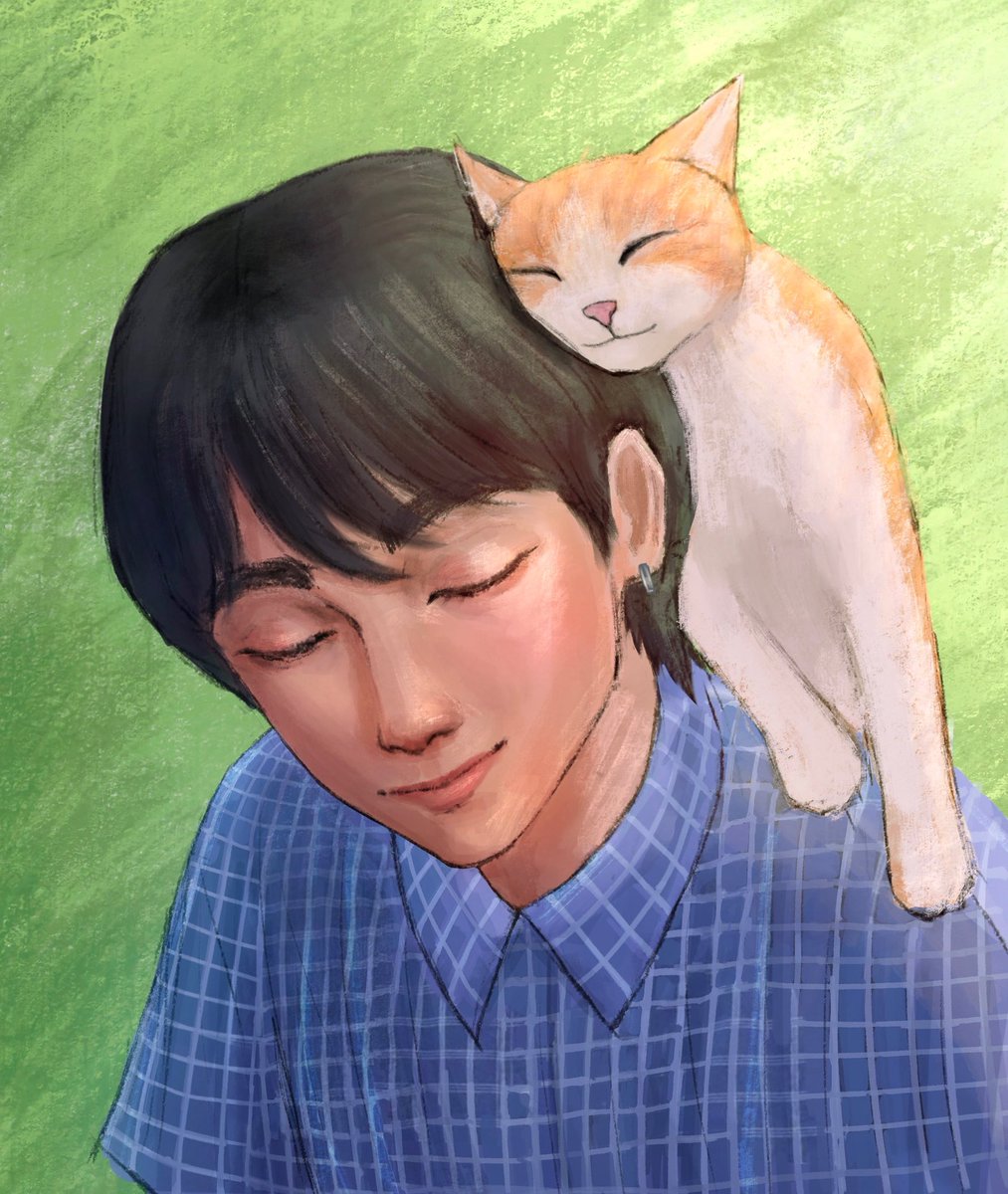 hiroromiii's tweet image. annual birthday art!💛🐈