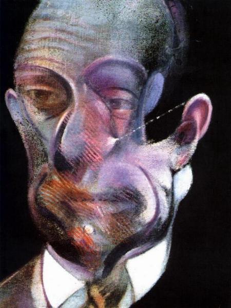 baconartbot's tweet image. Portrait of Michel Leris #artbots #bacon