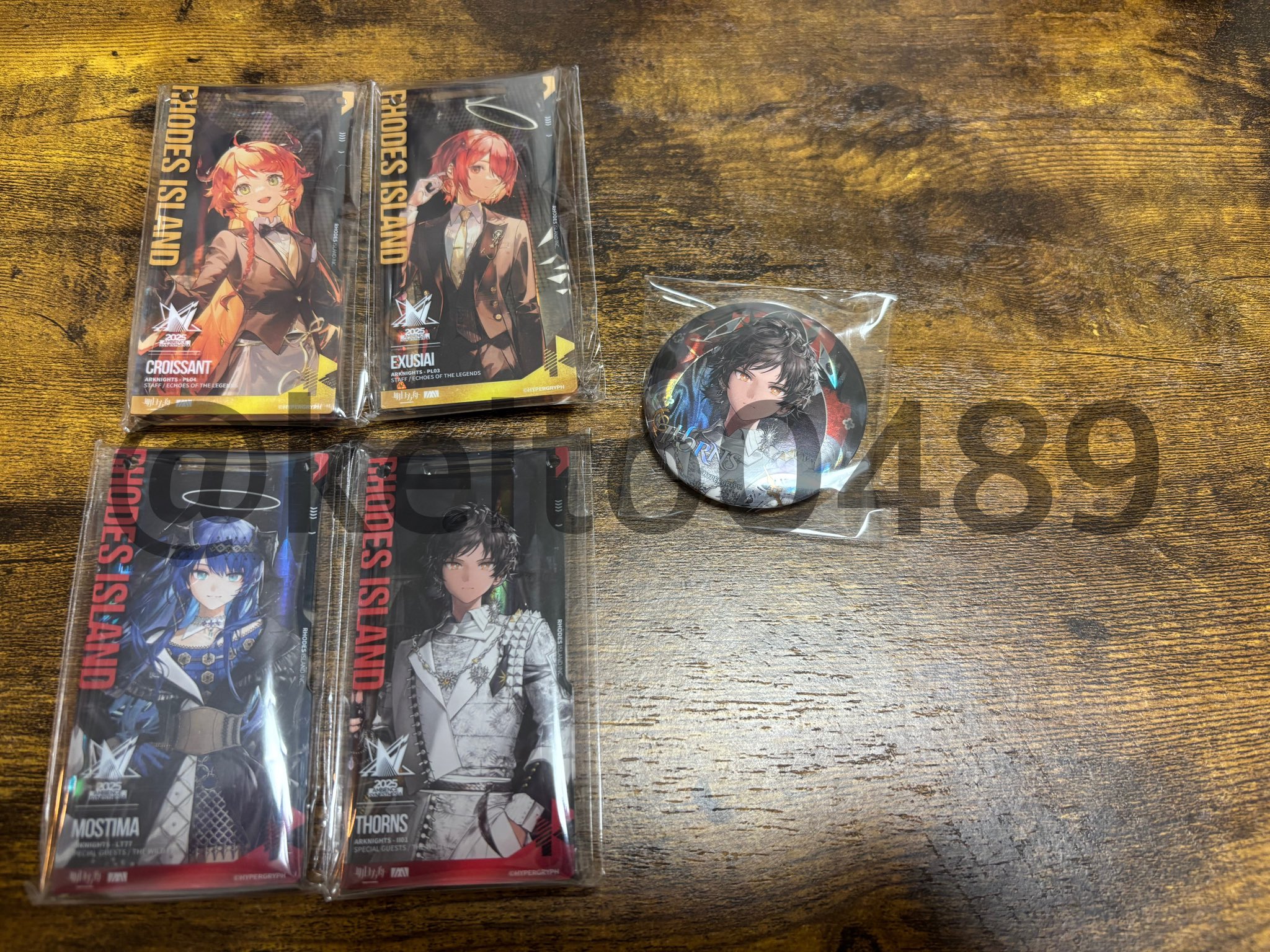 アークナイツ　通行認証　テキサス+エクシア+モスティマ+クロワッサン+ソラ アークナイツ通行認証テキサス+エクシア+モスティマ+