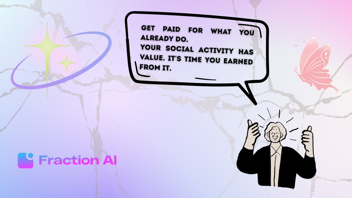 LaGGeRu5's tweet image. Ever wonder what your social media activity is actually worth? 🤔

You&apos;re creating value with every interaction, but someone else is cashing in. @FractionAI_xyz changes that. We put the power and the profit back in your hands.

Get rewarded for what you already do.

Watch your…