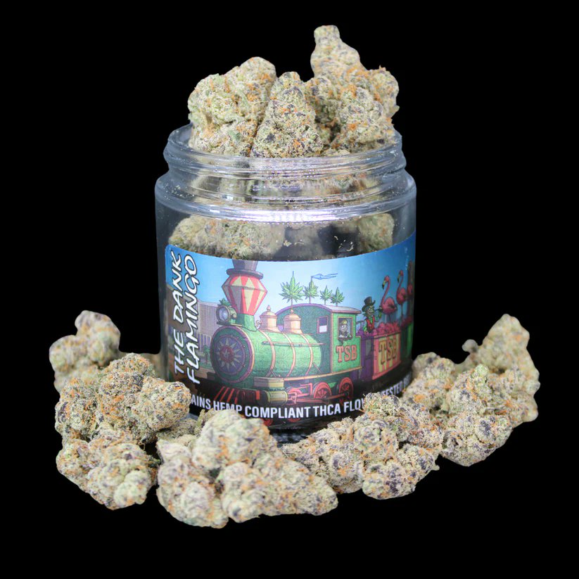 Cportmerch's tweet image. thcasmallbuds.com/products/dank-…
Adult Use Only 21+ 🚨
THCA Small Buds discount code: CPORT 💸
MORE DANK 🔥🦩 #DankFlamingo #THCASmallBuds #BulkTHCAFlower #Hemp 
🔥 Dank Dynasty Exotic THCA Flower 😍
Potency:  31.4% THCA 💪 
Type:  Indica Dominant 
Origin:  Blueberry X Pink Runtz 
Aroma:…