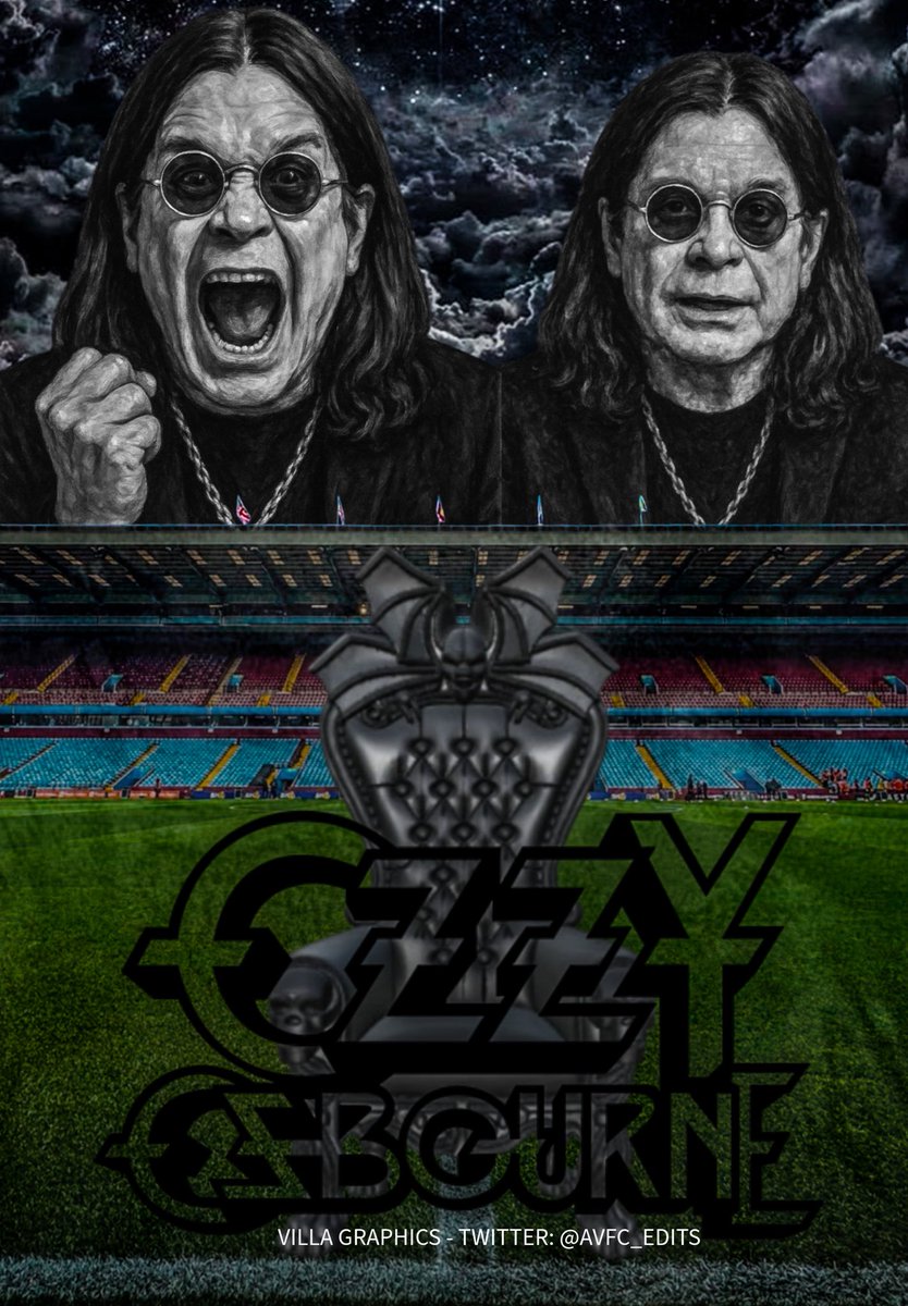 avfc_edits's tweet image. #OzzyOsbourne #Ozzy #BlackSabbath #AstonVilla #AVFC #VillaPark #Aston #Birmingham #PartOfThePride #HEITS #VTID #UTV @MrsSOsbourne @OzzyOsbourne @JackOsbourne @KellyOsbourne @BlackSabbath @geezerbutler @tonyiommi @billwarddrums @AVFCOfficial