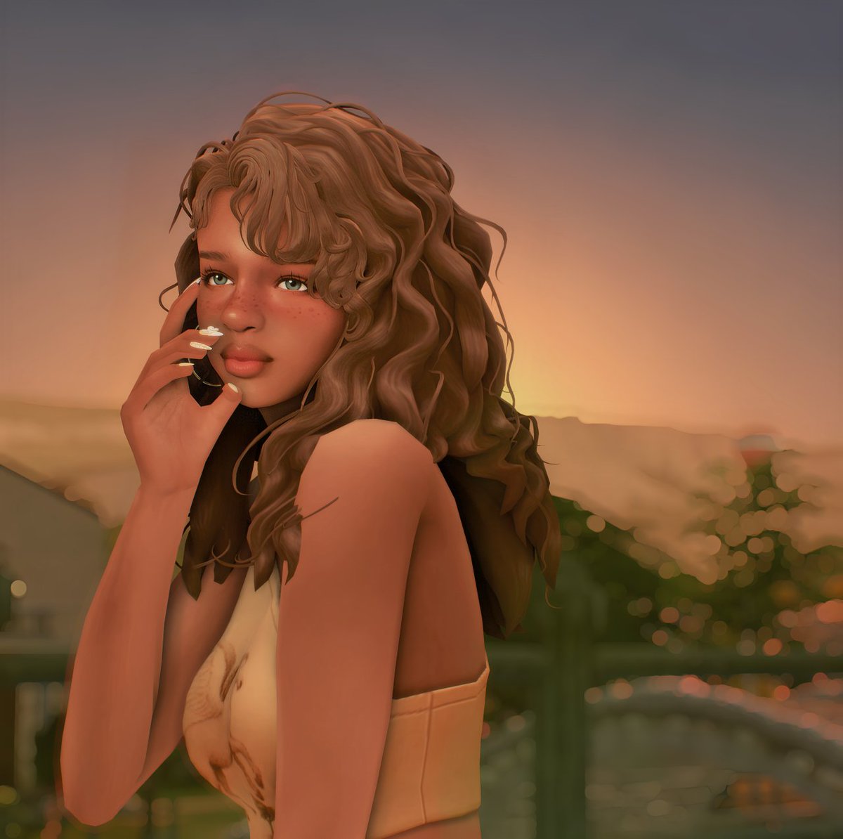 MariaRazzz's tweet image. I&apos;m obsessed with her 😍 #ShowUsYourSims #Sims4