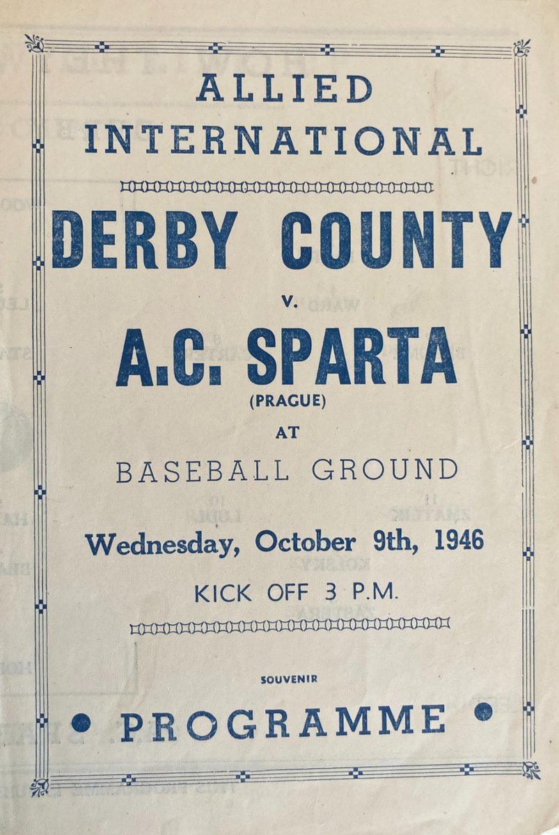 DCFCmemorabilia's tweet image. Derby County v A C Sparta (Prague) Friendly 1946/47 (Pirate Programme)
£1.50 currently
1 bid
Ends Mon 28th Jul @ 5:52pm
ebay.co.uk/itm/3170998650…
#ad #dcfc