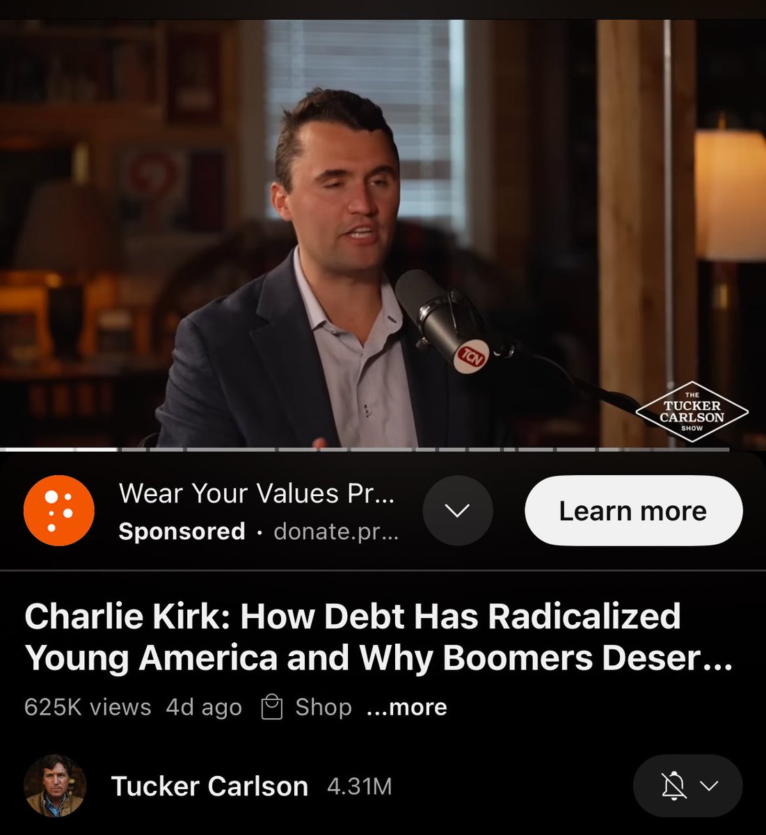 Doc2Gun's tweet image. Listened to Charlie Kirk on Tucker.
There’s something inauthentic & overly polished about this dude that doesn’t feel right.
Like a white vivek ramaswamey.
He seems like a giant fag and someone you’d never want to have a beer with.